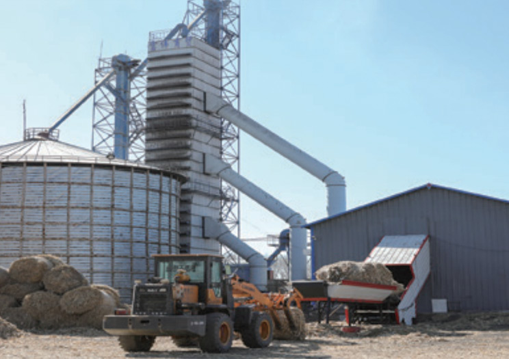 依安縣糧食烘干機(jī)秸稈捆燒熱風(fēng)爐改造項目